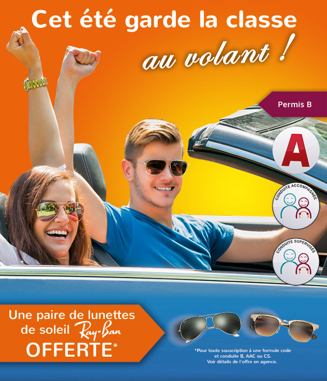 auto ecole montigny le bretonneux facility conduite promo lunette Rayban